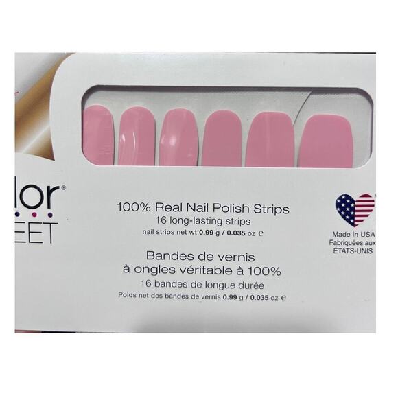 Color Street Himalayan Salt 100% Real Nail Polish Strips 16 Count Peel & Apply - Picture 2 of 6